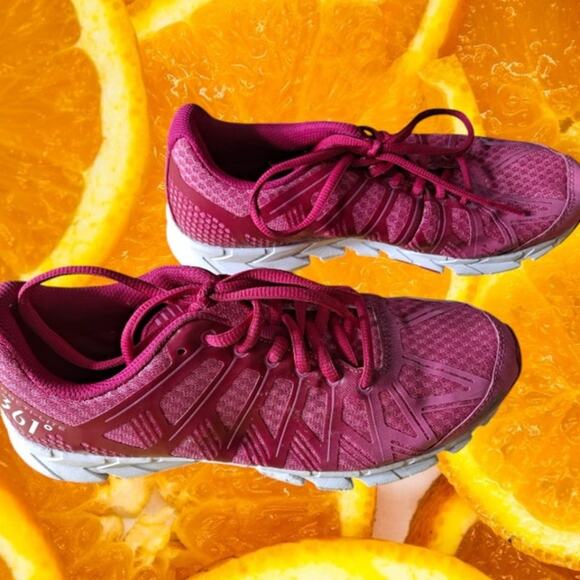 361° Women's Nocti-Lite Fuchsia Running Shoes Size 7.5‎ - Picture 1 of 9